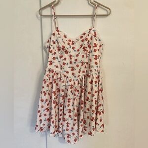 NWT! CUTE!! Strawberry mini dress. Skater dress. Spring/Summer.